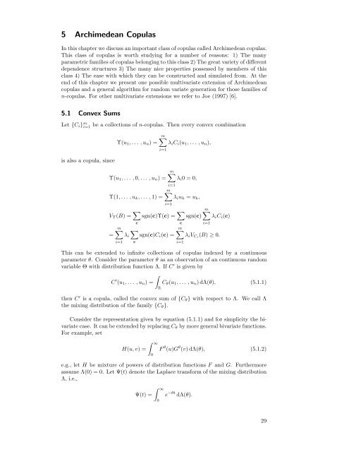 Modelling Dependence with Copulas - IFOR