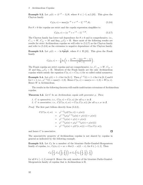 Modelling Dependence with Copulas - IFOR