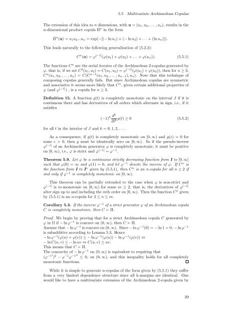 Modelling Dependence with Copulas - IFOR