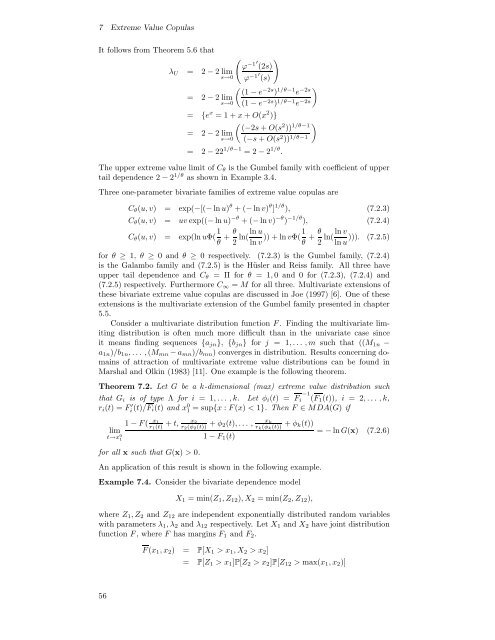 Modelling Dependence with Copulas - IFOR