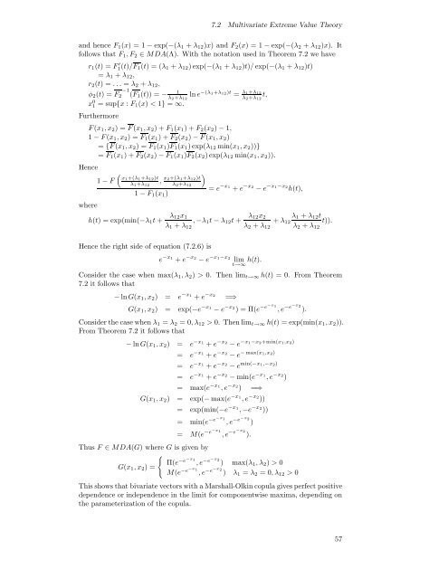 Modelling Dependence with Copulas - IFOR