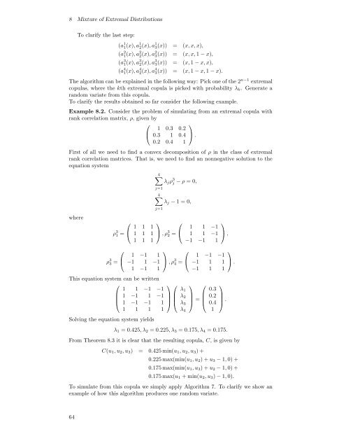 Modelling Dependence with Copulas - IFOR