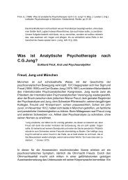 Was ist analytische Psychotherapie nach C.G. Jung?