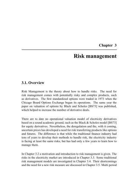 Hedging Strategy and Electricity Contract Engineering - IFOR