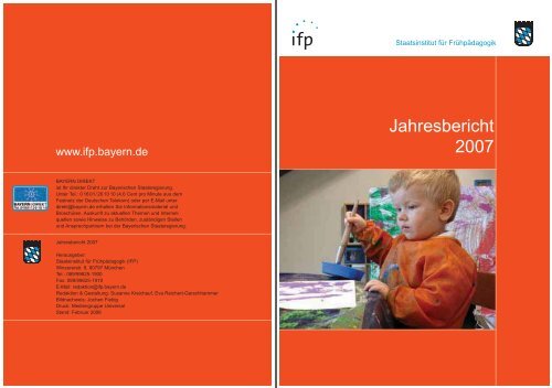 IFP-Jahresprogramm 2007 - IFP - Bayern