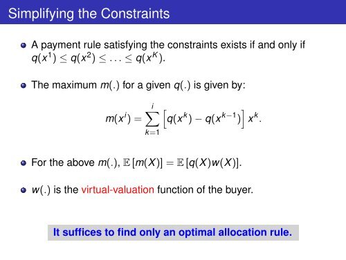 On Revenue Optimal Combinatorial Auctions - IFP Group at the ...