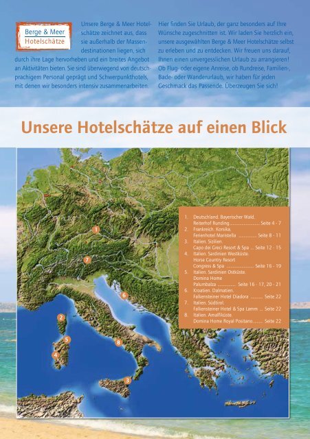 Unsere HotelschÃ¤tze - Berge & Meer