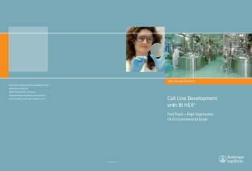 Cell Line Development with BI HEX® - Boehringer Ingelheim