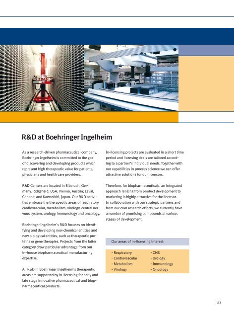 From Mind To Market - Boehringer Ingelheim