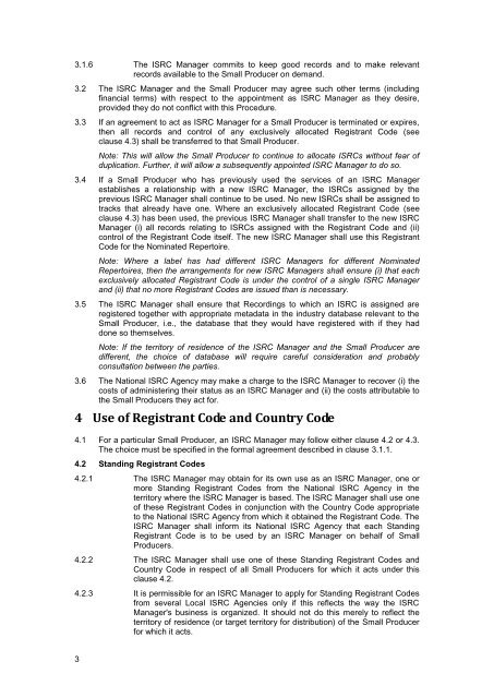 Approval of ISRC Managers to Assign ISRCs - IFPI