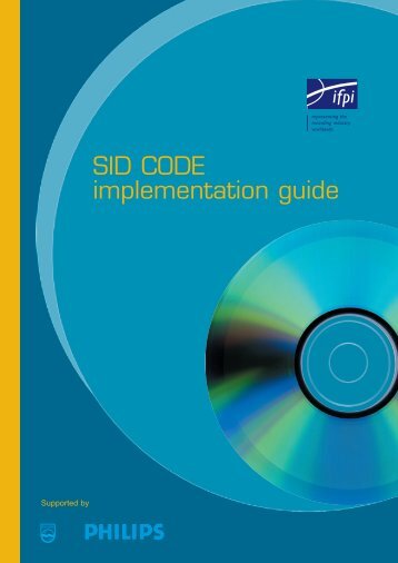 SID CODE implementation guide - IFPI