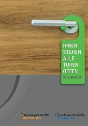 IHNEN STEHEN ALLE TÜREN OFFEN IHNEN STEHEN ALLE TÜREN