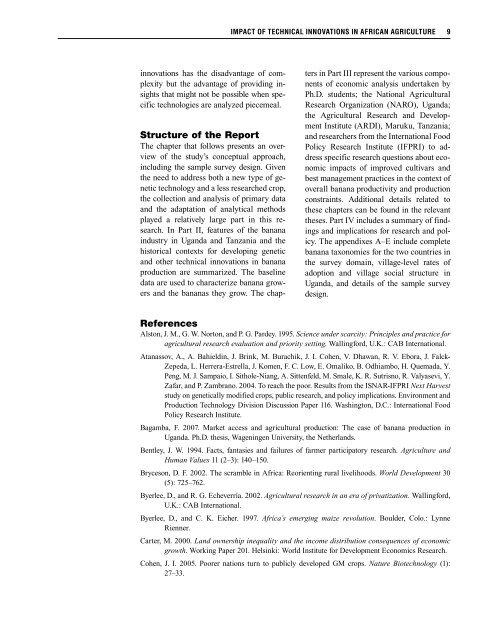 An Economic Assessment of Banana Genetic Improvement and ...