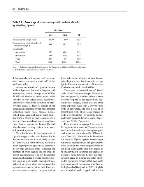 An Economic Assessment of Banana Genetic Improvement and ...