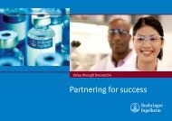 Partnering for success - Boehringer Ingelheim