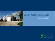 Annual Press Conference 2011 - Boehringer Ingelheim