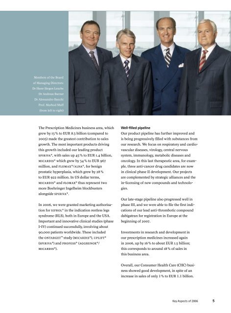 Annual Report 2006 - Boehringer Ingelheim