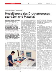 Modellierung des Druckprozesses spart Zeit und Material - WAN-IFRA