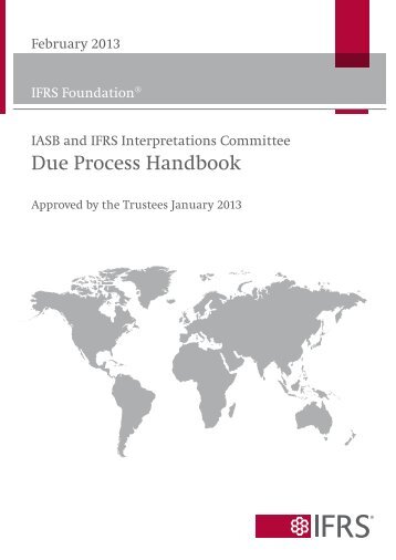 IASB Due Process Handbook - International Accounting Standards ...