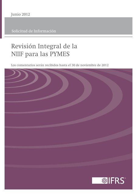 NIIF para las PYMES - International Accounting Standards Board