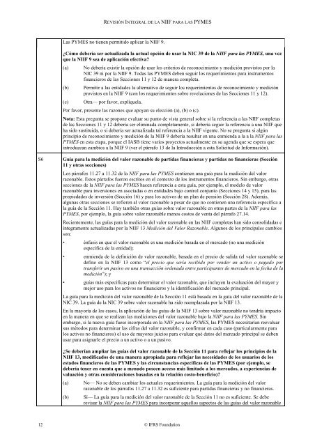 NIIF para las PYMES - International Accounting Standards Board