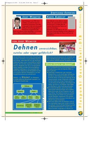 Dehnen - Institut für Sportwissenschaft