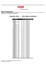 Mein Fahrplanheft FlughafenWien â WienMitte-LandstraÃe