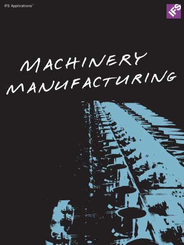 Machinery Manufacturing - IFS