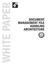 Document Management File Handling Architecture - IFS