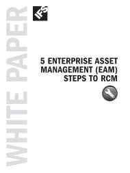 5 Enterprise Asset Management (EAM) Steps to RCM - IFS