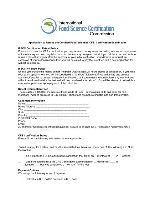 cfs designation