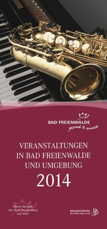 Veranstaltungen Bad Freienwalde und Umgebung 2014
