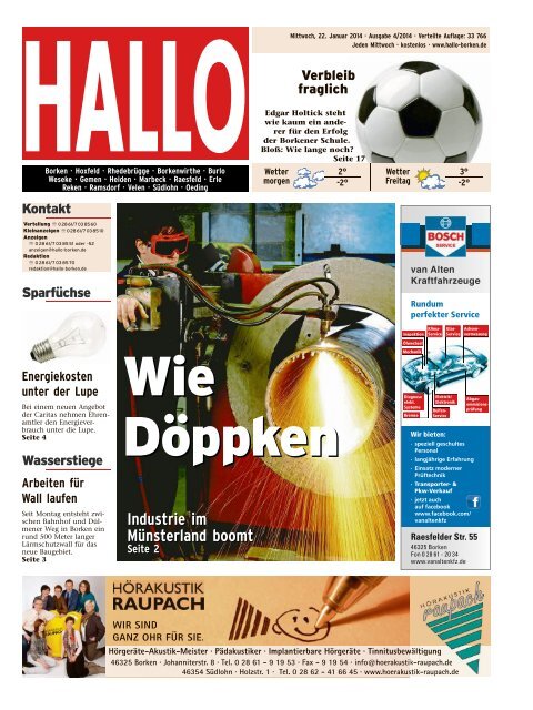 Hallo Borken 22 01 2014
