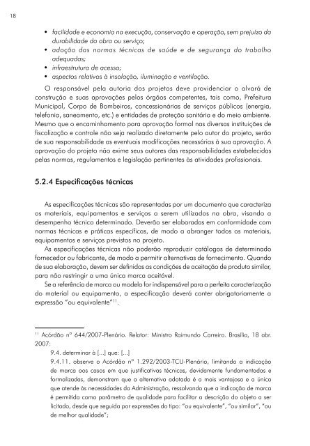 Obras pÃºblicas - Tribunal de Contas da UniÃ£o