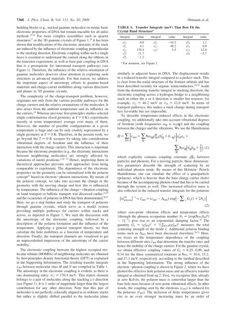 Charge Transport in Guanine-Based Materials - Institut fÃ¼r ...