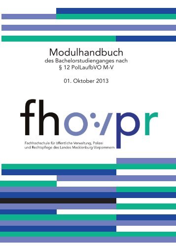 Modulhandbuch Â§ 12/13 (2.48 MB) - Fachhochschule fÃ¼r Ã¶ffentliche ...