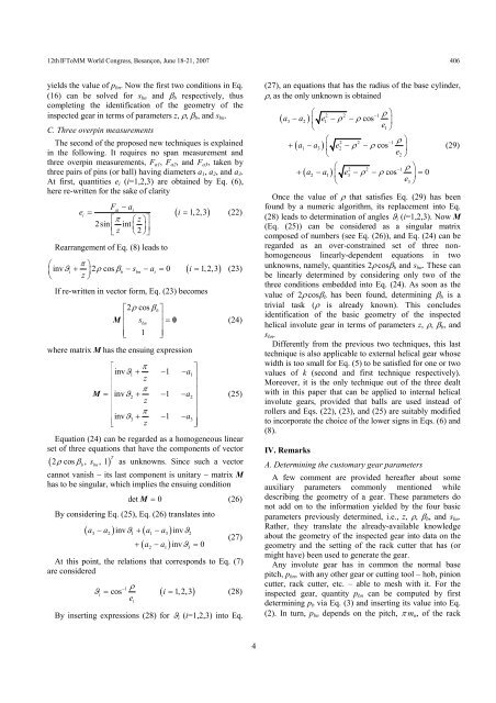 A simple technique for measuring the base helix angle of ... - IFToMM
