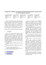 Comparison of stability of centralized and decentralized ... - IFToMM