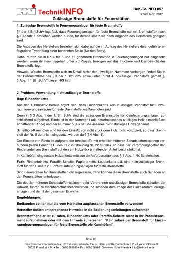 Info_Te_HuK_057 zulässige Brennstoffe