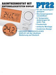 RAUMTHERMOSTAT MIT - Klimaworld.com