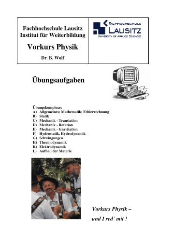 Vorkurs Physik - IfW