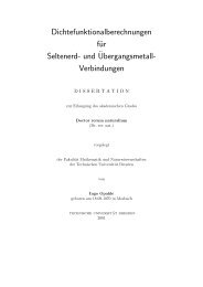 Dichtefunktionalberechnungen fÃ¼r Seltenerd- undÂ¨Ubergangsmetall ...