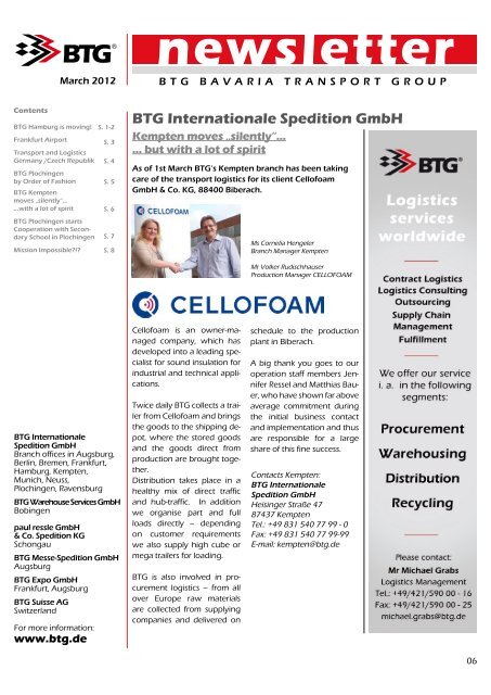 BTG Internationale Spedition Gmbh