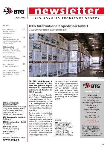 newsletter - BTG