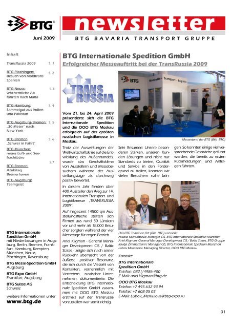 newsletter - BTG