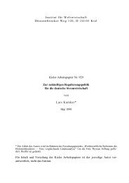 KAP 929 - Institut für Weltwirtschaft