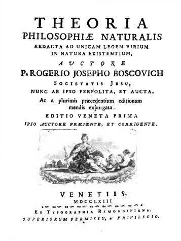 Theoria philosophiae naturalis