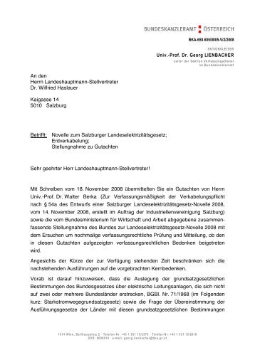 Gutachten Verfassungsdienst - IG-Erdkabel