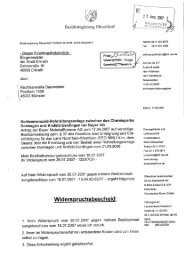 Widerspruchsbescheid vom 17.08.2007 - IG Erkrath