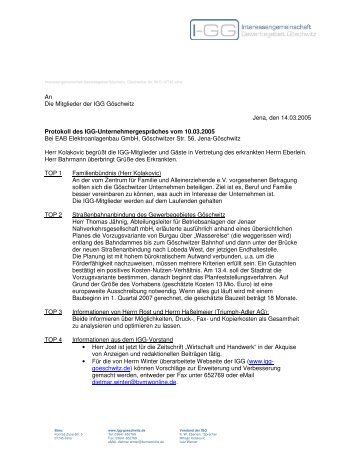 Download - Interessengemeinschaft Gewerbegebiete Jena-SÃ¼d (IGJS)